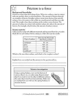 add friction surface vocabulary test answers 5th garde|friction plays 5th grade.